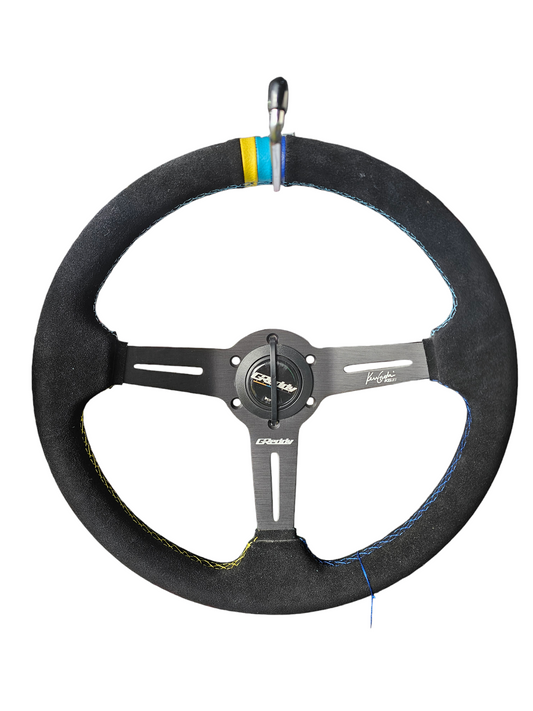 LM19 Greddy Style Steering Wheel 350mm