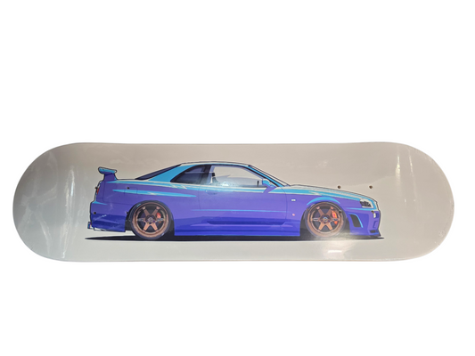 R34 GTR Skate Deck
